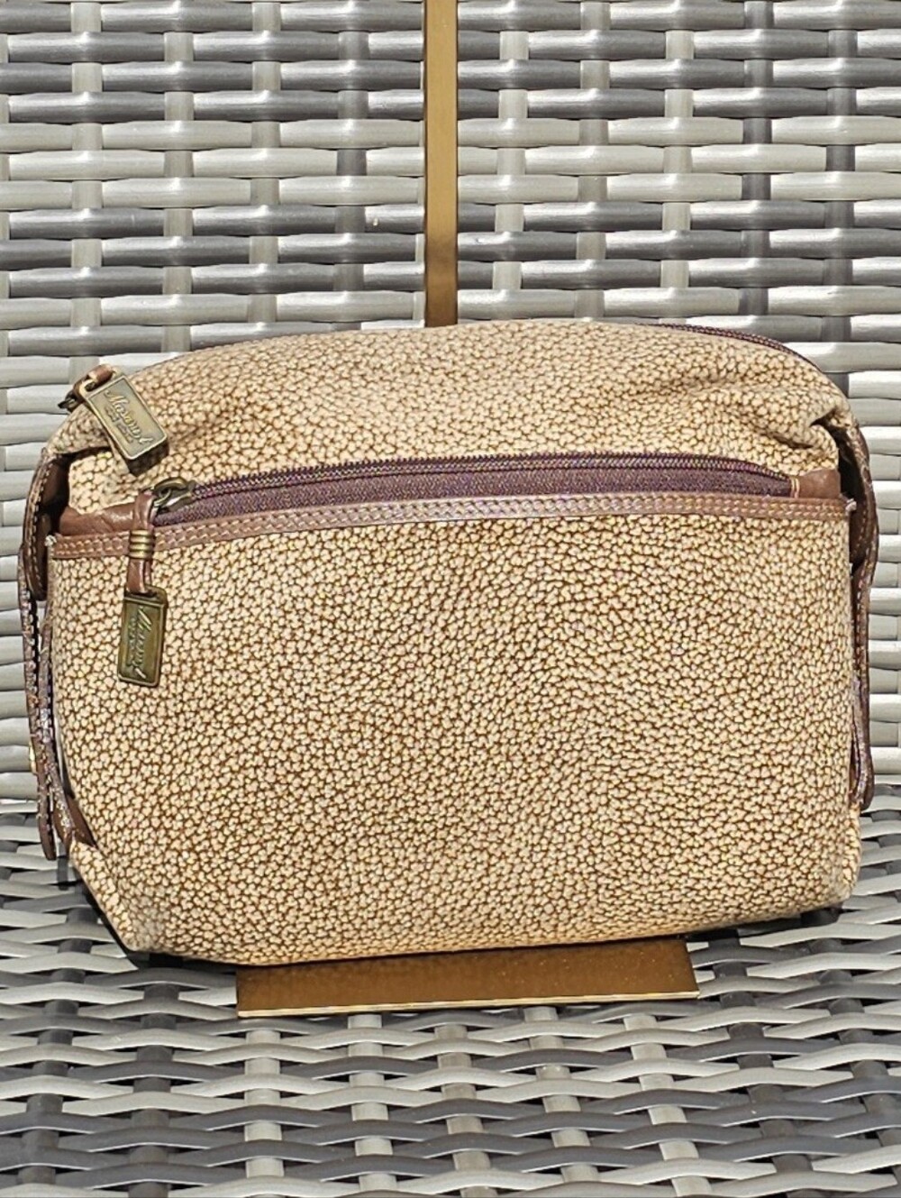 Vintage Borbonese x Masaru Tani Original Collection Cosmetic Bag - RARE - 1970s - Picture 1 of 14